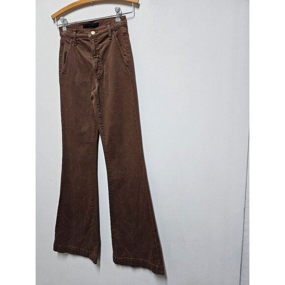 Joe's Jeans The Molly High Rise Flare Stretch Jeans Walnut Size 23 - Picture 2 of 7